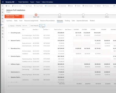 Dynamics 365  <br> Project Operations 3